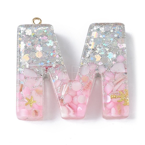 Resin Pendants RESI-B029-01P-M-1