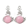Alloy Rhinestone Pendants FIND-D044-22P-03-1