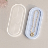 Oval Jewelry Plate DIY Silicone Pendant Molds PW-WG51435-03-1
