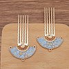 Alloy with Enamel Hair Comb Finding PW-WGEE8D4-06-1