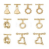  Jewelry 10 Sets 5 Styles Brass Toggle Clasps KK-PJ0001-25-12