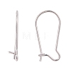 925 Sterling Silver Hoop Earrings Findings STER-S002-55A-01-2