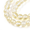 Baking Paint Transparent Glass Beads X1-DGLA-N011-8mm-02-3