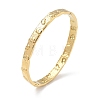 Textured 304 Stainless Steel Hinged Bangles for Women BJEW-Z178-04G-4