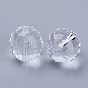Transparent Acrylic Beads X-TACR-Q254-18mm-V01-3