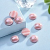 Opaque Glass Cabochons GGLA-S038-11F-8mm-2