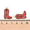 West Cowboy Theme Alloy Enamel Pendants LS-ENAM-L056-01D-03-3