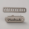 Alloy Crystal Rhinestone Handmade Label Tags FIND-WH0173-534B-P-1