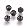 Brass Enamel Beads KK-L179-07B-1