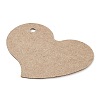 100Pcs Heart Shaped Kraft Paper Blank Price Tags CDIS-P008-01A-3