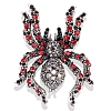 Spider Platinum Alloy Rhinestone Brooches PW-WG9CCBB-06-1