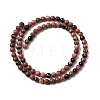 Natural Rhodonite Beads Strands G-G717-4mm-6