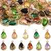 Transparent Glass Pendants GLAA-FZ0001-02B-2