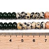 Natural Red Netstone & Dyed White Jade & Dalmatian Jasper Beads Strands G-Z135-C04-6