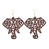 Hollow Wood Dangle Earrings FS-WG18EE7-05-1