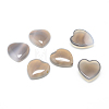Natural Grey Agate Cabochons G-T029-18X15mm-12-1