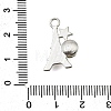 Alloy Rhinestone Pendants FIND-E049-09P-3