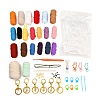 6 Style Mushroom Yarn Knitting Beginner Kit DIY-F146-03-2