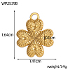 304 Stainless Steel Pendant Rhinestone Cabochon Settings STAS-OY016-02G-2