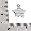 UV Plating Alloy Crystal Rhinestone Pendants RB-CBAD37D-23P-3