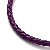 Braided Round Imitation Leather Bracelets Making BJEW-H610-01P-10-3
