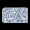 Heart & Word Love DIY Pendant Silicone Molds SIMO-Q001-02D-3
