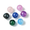 25Pcs Round Imitation Cat Eye Resin Beads RESI-FS0001-65B-3