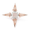 Rose Gold Brass Spritual Energy Generator DJEW-P003-01RG-01-3