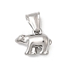 Animal Theme 304 Stainless Steel Pendants STAS-B167-27B-P-1
