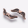 Tibetan Style Alloy Beads TIBEB-6803-R-LF-2