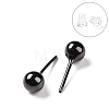 Hypoallergenic Bioceramics Zirconia Ceramic Stud Earrings EJEW-Z023-13C-1