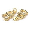 Eco-Friendly Brass Micro Pave Cubic Zirconia Pendants KK-M246-23G-2