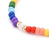 Glass Seed Beads Stretch Bracelets BJEW-JB06294-7