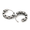 316 Surgical Stainless Steel Hoop Earrings EJEW-D096-09G-AS-2