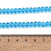 Transparent Glass Beads Strands GLAA-G125-01A-05-2