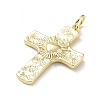 Rack Plating Eco-Friendly Brass Pendants X-KK-Z036-03G-2