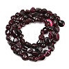Natural Garnet Nuggets Beads Strands G-J335-32-3