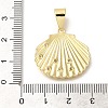 Rack Plating Brass with Cubic Zirconia Pendants X-KK-Z086-50G-3