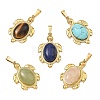 Natural & Synthetic Mixed Stone Pendants PALLOY-JF05695-01-1
