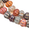 Painted Glass Beads GL-CBA4370-09-3