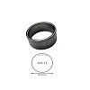 Synthetic Hematite Plain Band Rings BK4832-6-1