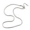 304 Stainless Steel Rope Chain Necklaces for Women LS-NJEW-Q026-02P-2