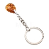 Natural Amber Keychains KEYC-JKC01475-02-3