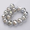 Electroplate Glass Bead Strands EGLA-J140-FR04-16mm-2
