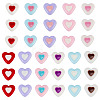 55Pcs 11 Colors Opaque Acrylic Beads OACR-TA0004-79-2