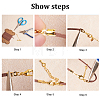 Braided Cord Bracelet Making Finding Kit DIY-BC0006-32-4