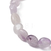 Natural Lavender Amethyst Beaded Bracelets BJEW-JB13145-3