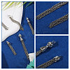 16Pcs 8 Styles Tibetan Style Zinc Alloy Tassels Big Pendants TIBEP-PH0001-91-4