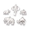 5Pcs 304 Stainless Steel Pendants STAS-T075-18P-1