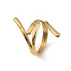 Irregular Brass Cuff Open Rings for Women KK-CBA8D1E-02C-G-2